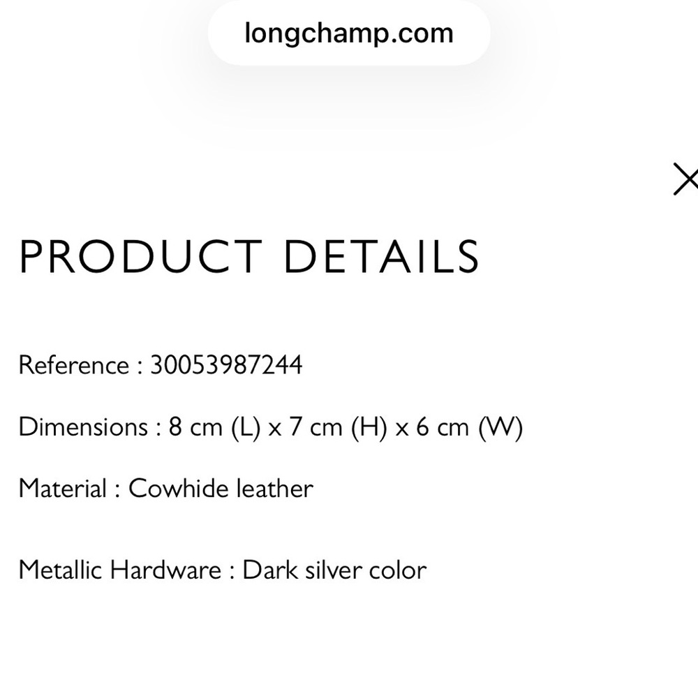 Longchamp mini pouch - Picture 5 of 5